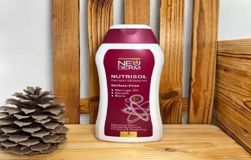 بهترین شامپو بدون سولفات برای موهای کراتین شده 1 شامپو کراتینه فاقد سولفات نئودرم مدل Nutrisel
