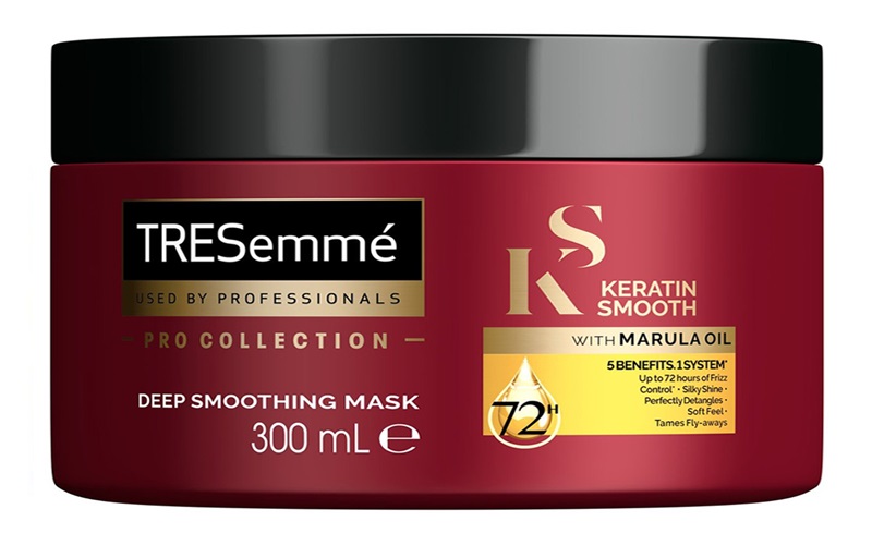 5تا از بهترین ماسکهای پروتئینه مو | راهنمای جامع تقویت و بازسازی موهای آسیبدیده 5 ماسک ترزمه (Tresemmé Keratin Smooth Mask)