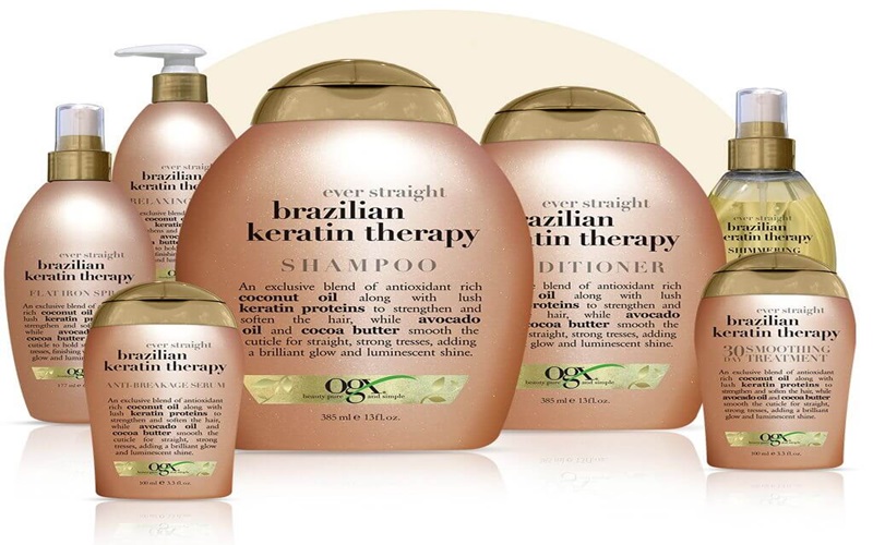 5 تا ازبهترین شامپو برای موهای پروتئینه شده: راهنمای نهایی مراقبت و انتخاب صحیح 5 شامپو Brazilian Keratin Therapy OGX