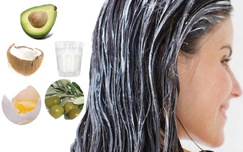 روشهای خانگی کراتینه کردن مو با مواد طبیعی 4 ماسک تخممرغ، عسل و روغن زیتون