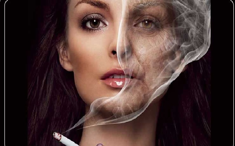 تاثیر سیگار بر پوست 1 تتت 2