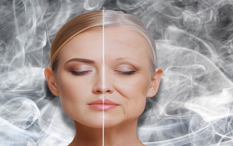 تاثیر سیگار بر پوست 2 تتتت 1