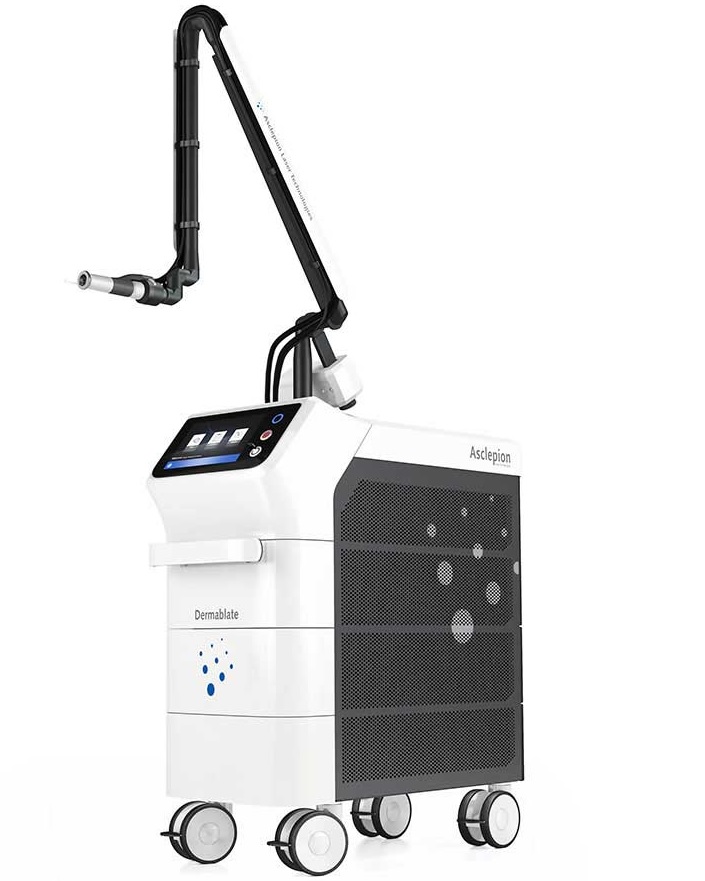 انواع دستگاه لیزر فرکشنال | معرفی کامل، کاربردها و نکات مهم 2 لیزر اربیوم فرکشنال (Er:YAG)