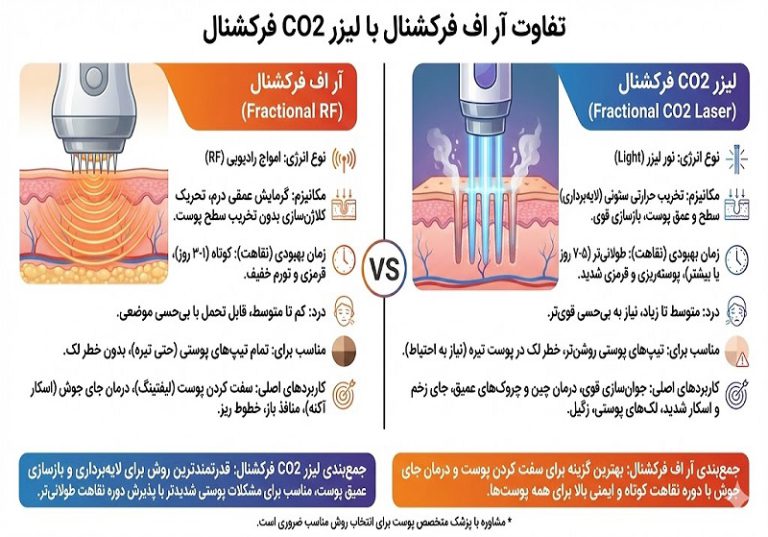 تفاوت آر اف فرکشنال با CO2